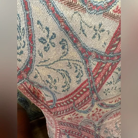EUC Peruvian Connection Pima Cotton Jacquard Knit Maxi Tank Dress super soft